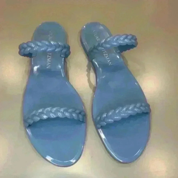 Stuart Weitzman, Sawyer‎ Braided Dual-Band Jelly Sandals, US 10 - Picture 5 of 7
